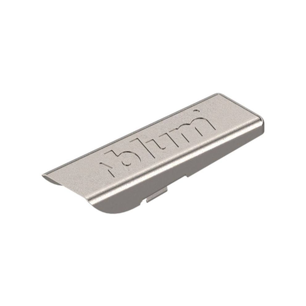 Capac de acoperire brat balama 100? semi si incadrata stanga stantat blum nichelat 94M3603.BP