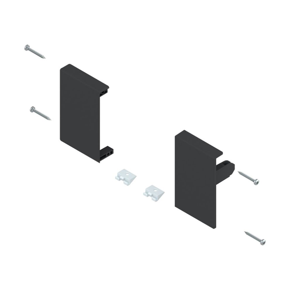 Antaro set suport de front inaltime M pentru sertar interior negru-terra ZIF.71M0 TS BLUM