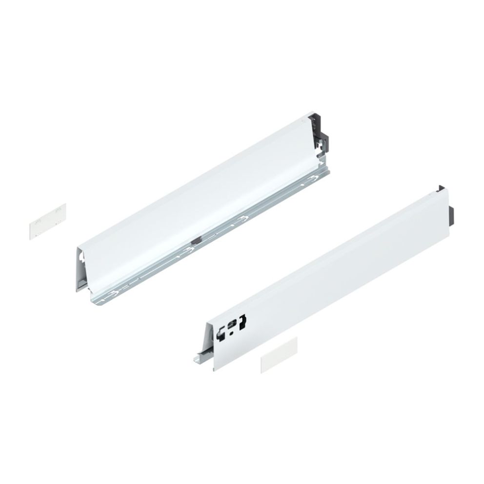 Antaro set de laterale tandembox M-83mm NL-500mm alb-matase 378M5002SA SW BLUM