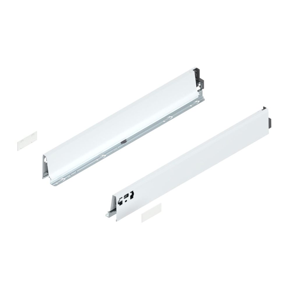 Antaro set de laterale tandembox M-83mm NL-600mm alb-matase 378M6002SA SW BLUM