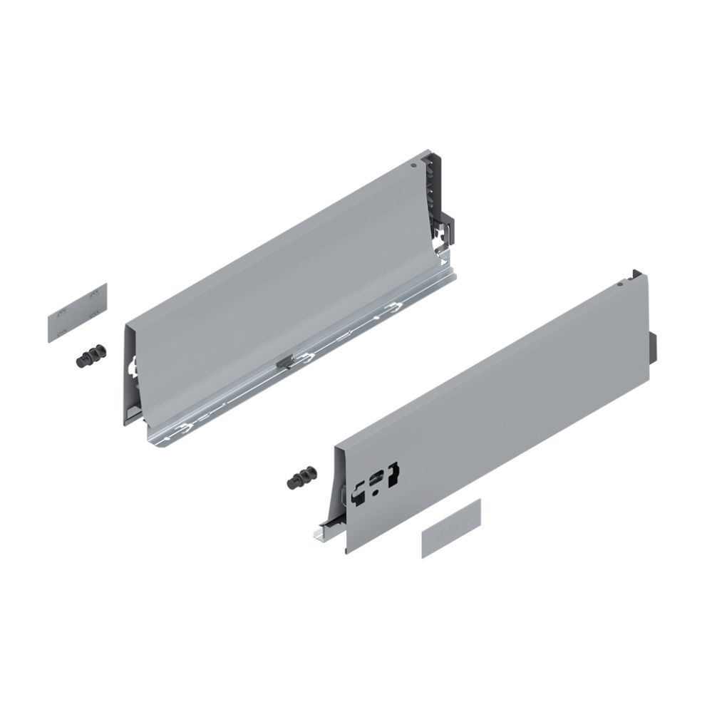 Antaro set de laterale tandembox K-115mm NL-400mm gri-aluminiu 378K4002SA R9006 BLUM