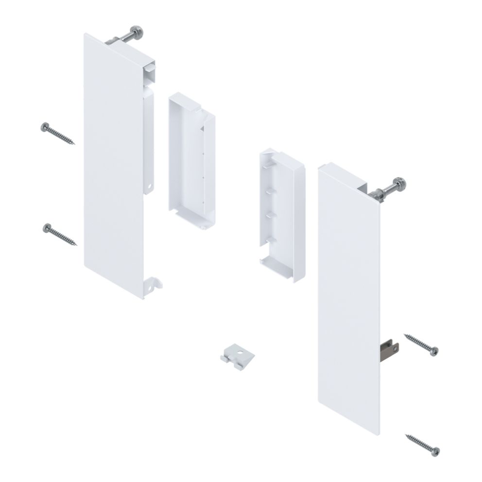 Merivobox set suport de front inaltime E pentru extragere interioara cu traversa alb-matase mat ZI4.2ES1 SW-M BLUM