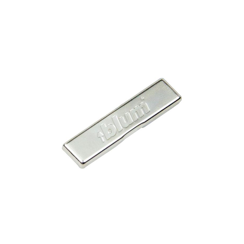 Capac de acoperire brat balama 100 grade drept stantat blum nichelat 90M2503.BP BLUM